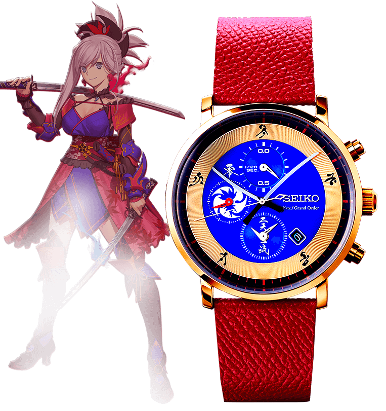 ⚫️SEIKO Fate/Grand Order 宮本武蔵　腕時計　フェイトゴロゴロタヌキ