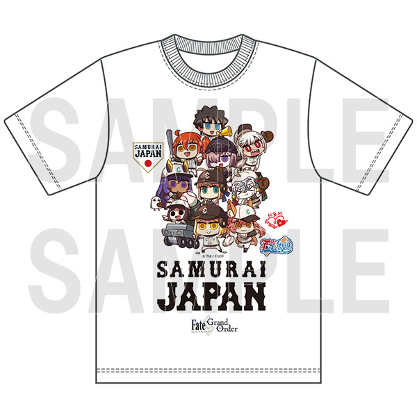 【Fate/Grail League×SAMURAI JAPAN×HBMRコラボ】TシャツE