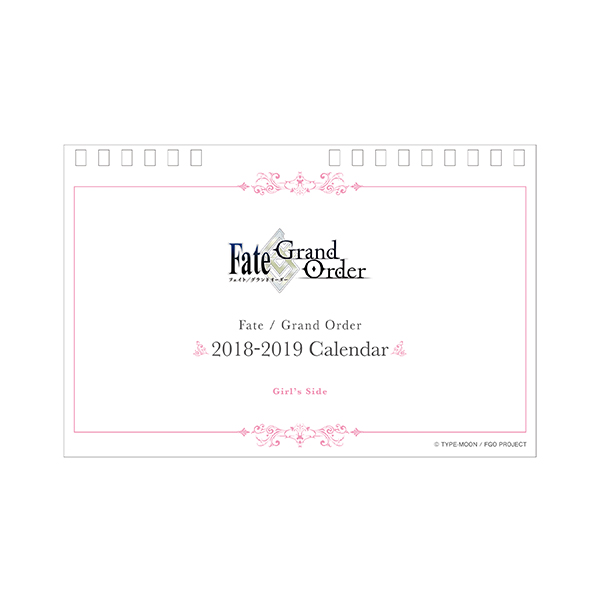 Fate/Grand Order AnimeJapan 2018 概念礼装卓上カードカレンダー2018 ＜Girl's Side＞