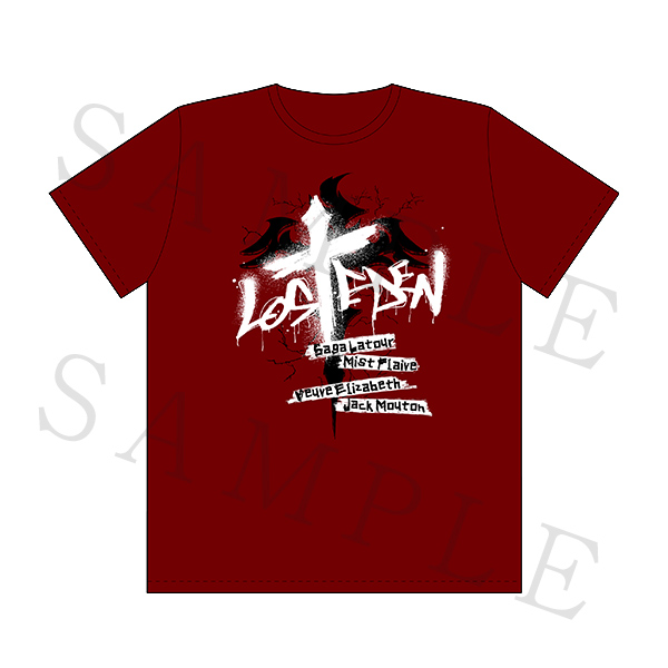 VISUAL PRISON 1st GIG -RED MOON- GIG Tシャツ(全3種)